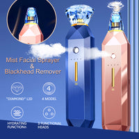 Nettoyeur Pores 2-en-1 – Aspirateur Comédons & Brumisateur Visage