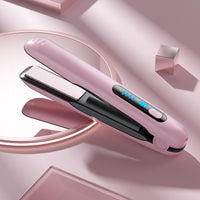 Lisseur et Boucleur Sans Fil Mini 2 en 1 - Fer à Lisser avec Batterie 5000 mAh Rechargeable par USB