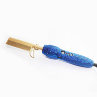 Peigne de Coiffure Double Usage avec Strass en Cristal
