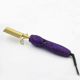 Peigne de Coiffure Double Usage avec Strass en Cristal