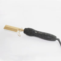 Peigne de Coiffure Double Usage avec Strass en Cristal