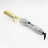 Peigne de Coiffure Double Usage avec Strass en Cristal