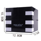 Kit de Maquillage MISS ROSE 144 Couleurs 3-en-1 (Fards à Paupières, Fard à Joues & Sourcils)