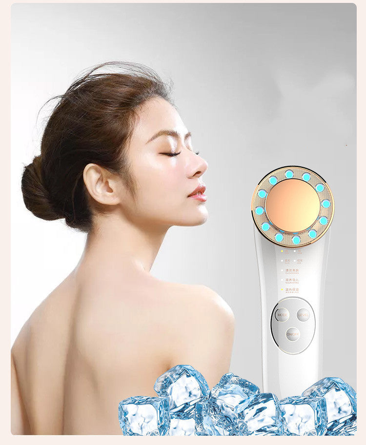 Appareil Facial 7 en 1 – Massage Galvanique, Lifting et Raffermissement – Machine de Soin à Haute Fréquence
