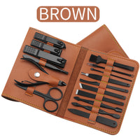 Kit de manucure et pédicure professionnel de 4 à 16  pièces