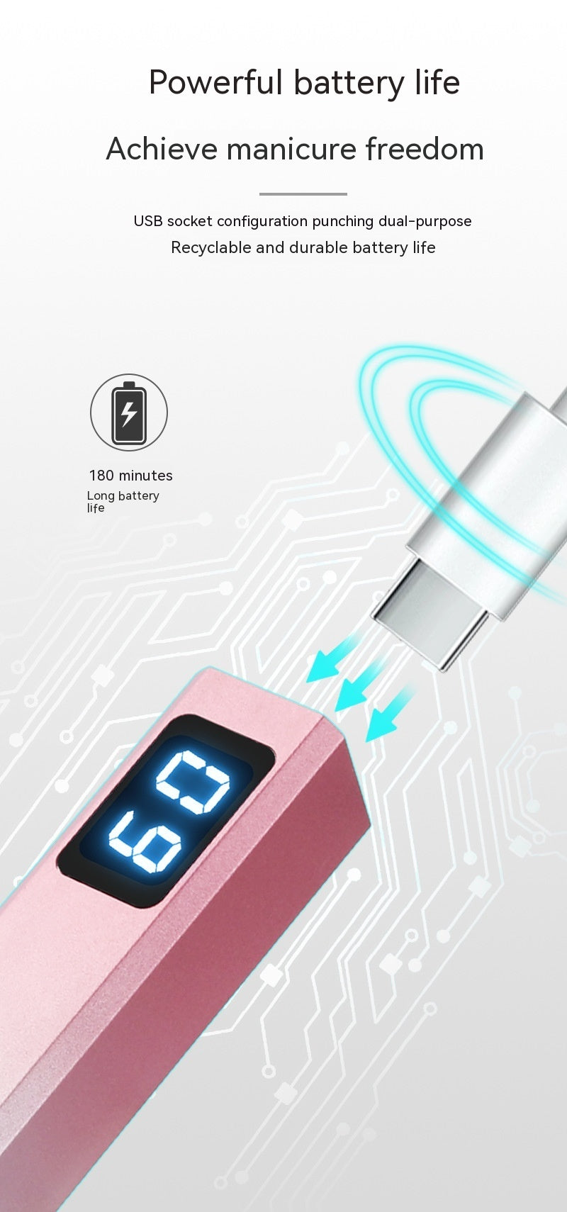 Lampe à ongles professionnelle alliant innovation et élégance