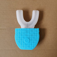 Brosse à dents électrique automatique intelligente 360° – Conception étanche en forme de U avec blanchiment par lumière bleue et recharge USB