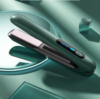 Lisseur et Boucleur Sans Fil Mini 2 en 1 - Fer à Lisser avec Batterie 5000 mAh Rechargeable par USB