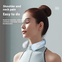 Masseur électrique pour le cou EMS Pulse Rechargeable USB Thérapie de traction cervicale