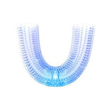 Brosse à dents électrique automatique intelligente 360° – Conception étanche en forme de U avec blanchiment par lumière bleue et recharge USB
