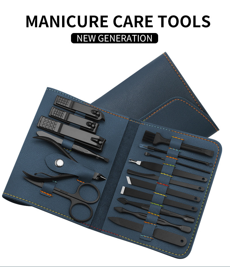 Kit de manucure et pédicure professionnel de 4 à 16  pièces
