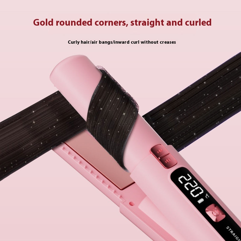 Lisseur à Cheveux Portable avec Écran LCD et Technologie à Anions