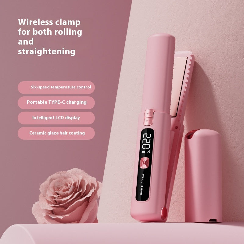 Lisseur à Cheveux Portable avec Écran LCD et Technologie à Anions