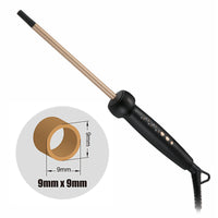 Baguette de Curling 9mm Super Fin MCH à Bouclettes Serrées pour Cheveux Afro