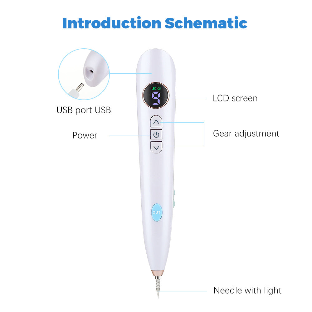 Stylo Plasma Professionnel – Élimination des Peaux Mortes, Grains de Beauté et Taches