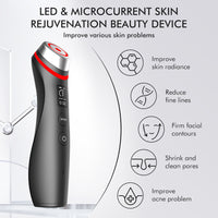 Appareil Portable LED Anti-Âge & Traitement de l'Acné – Pour Tous Types de Peau, Jour et Nuit