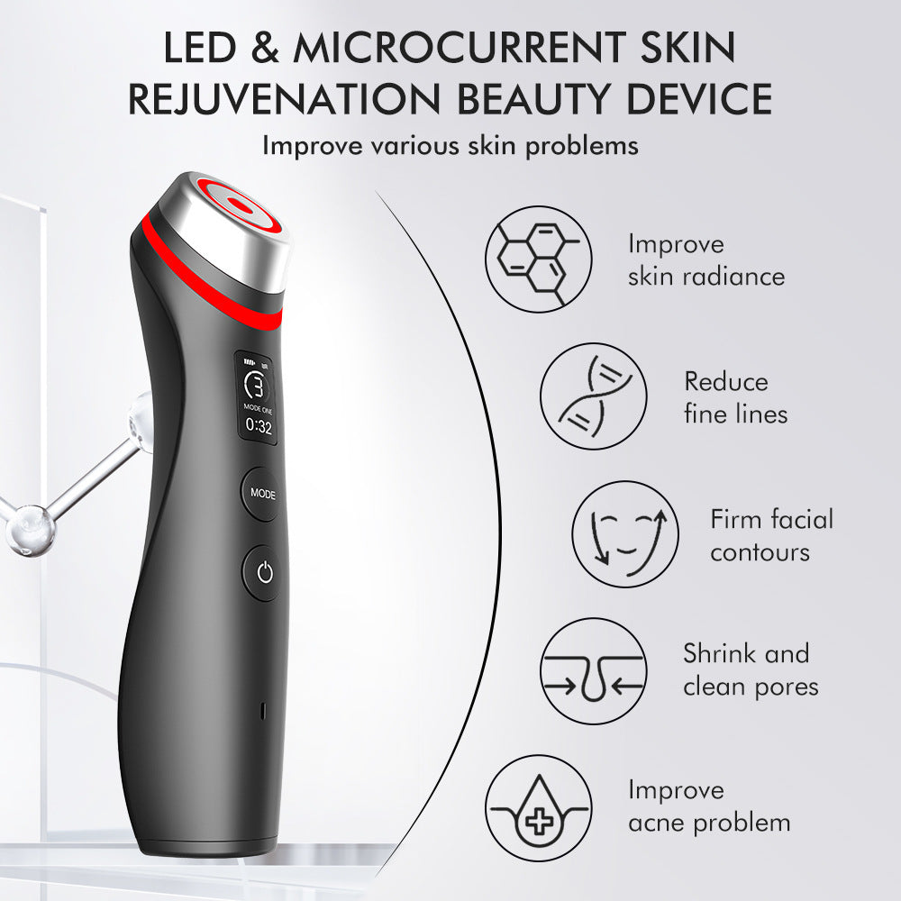 Appareil Portable LED Anti-Âge & Traitement de l'Acné – Pour Tous Types de Peau, Jour et Nuit