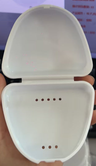 Brosse à dents électrique automatique intelligente 360° – Conception étanche en forme de U avec blanchiment par lumière bleue et recharge USB