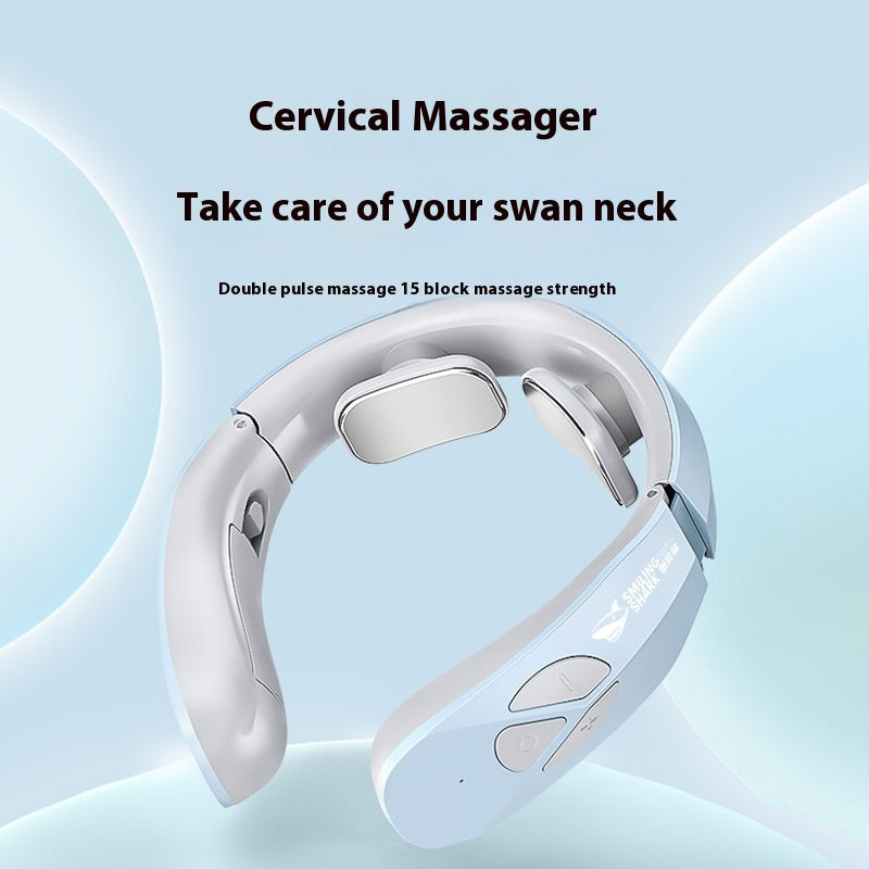 Masseur électrique pour le cou EMS Pulse Rechargeable USB Thérapie de traction cervicale
