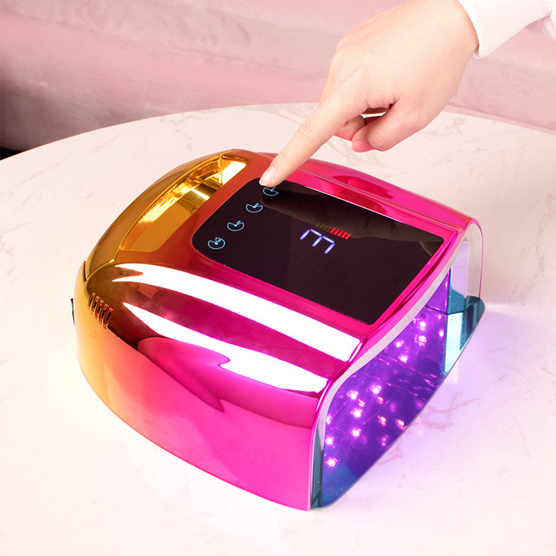 Lampe UV de luminothérapie pour ongles 96 W haute puissance, séchage rapide, intelligente et sans fil