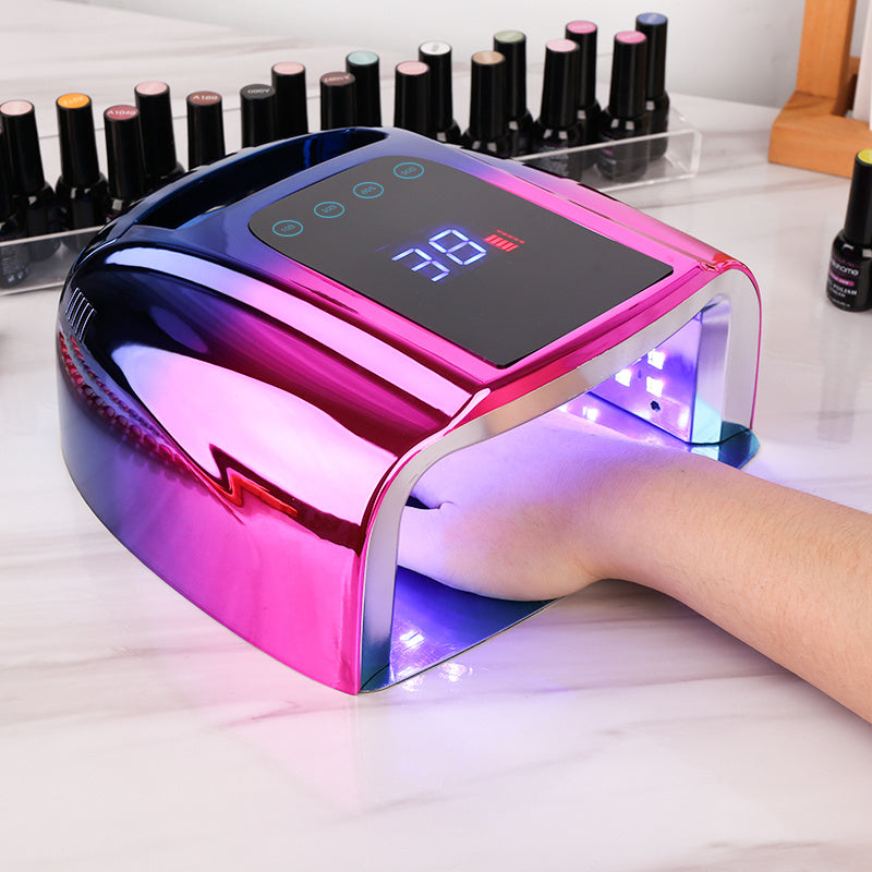 Lampe UV de luminothérapie pour ongles 96 W haute puissance, séchage rapide, intelligente et sans fil