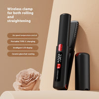 Lisseur à Cheveux Portable avec Écran LCD et Technologie à Anions