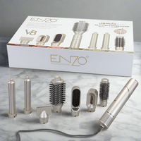 7 en 1 - Peigne Lisseur, Styler à Air Chaud Tout-en-Un, Sèche-Cheveux et Brosse à Boucler