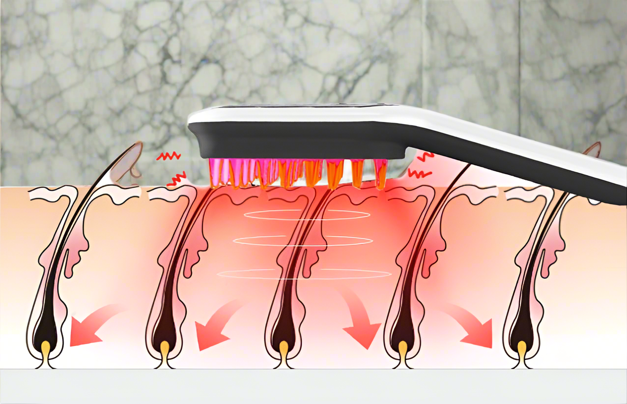 Lumicap Pro™ - 6-in-1 Therapeutic Comb
 Photonic Stimulation • Biomagnetism • Anti-Hair Loss Treatment