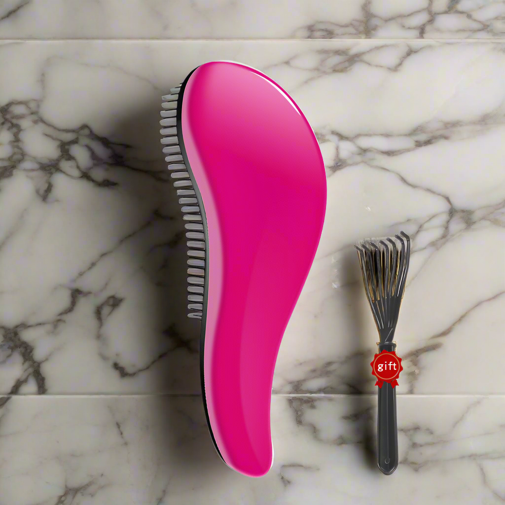 Peigne-Brosse Démêlante  Soin Capillaire Anti-Nœuds, Styling Professionnel