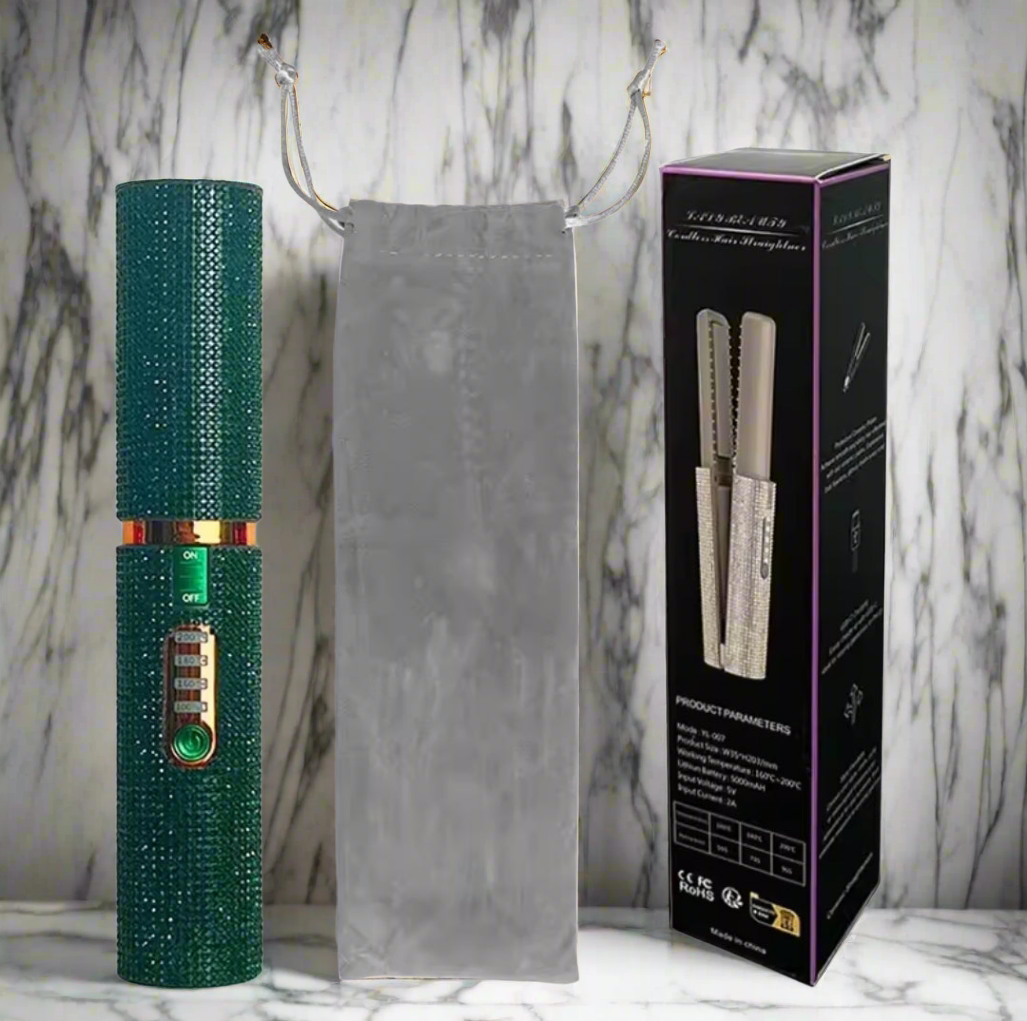 Portable USB Rechargeable Hair Straightener