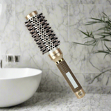 Peigne de coiffure vague volumineuse pour femmes - Tube céramique et aluminium résistant à la chaleur