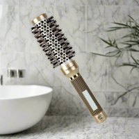 Peigne de coiffure vague volumineuse pour femmes - Tube céramique et aluminium résistant à la chaleur