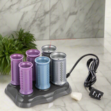 Nouveau Set Électrique de Bigoudis avec Sac de Transport – 12 Rouleaux