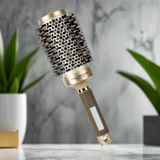 Peigne de coiffure vague volumineuse pour femmes - Tube céramique et aluminium résistant à la chaleur