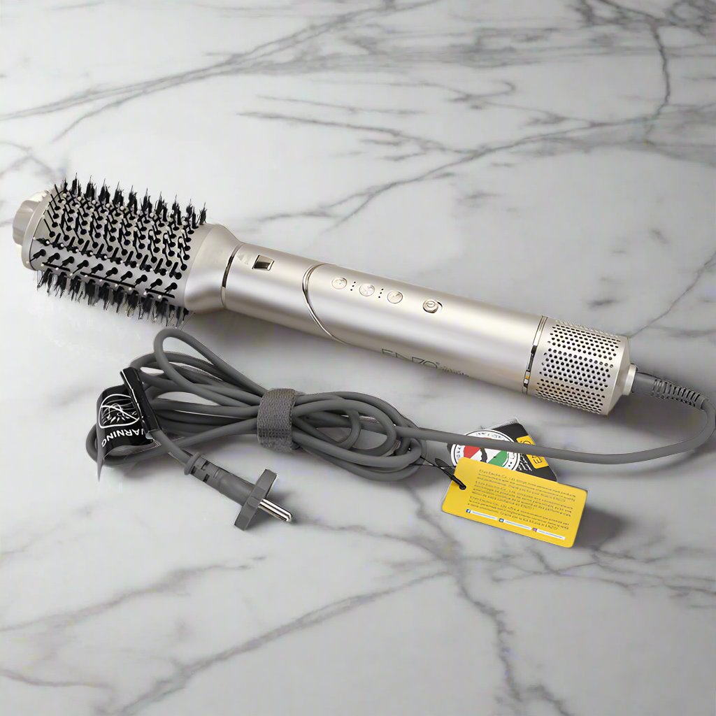 7 en 1 - Peigne Lisseur, Styler à Air Chaud Tout-en-Un, Sèche-Cheveux et Brosse à Boucler