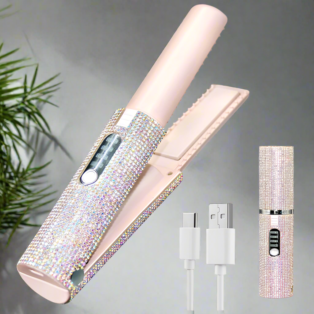 Lisseur à Cheveux Portable Rechargeable via USB