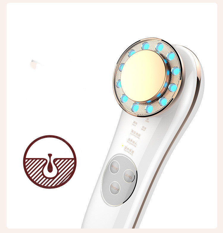 Appareil Facial 7 en 1 – Massage Galvanique, Lifting et Raffermissement – Machine de Soin à Haute Fréquence