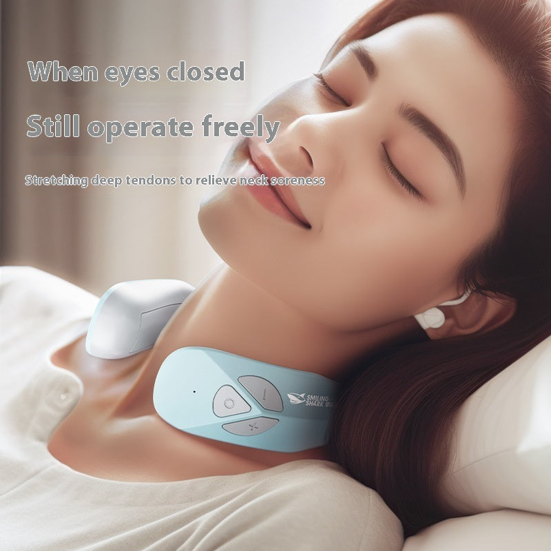 Masseur électrique pour le cou EMS Pulse Rechargeable USB Thérapie de traction cervicale