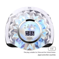 Lampe de Séchage Haute Puissance Manche Anti-Brûlure avec 60 LEDs pour Art des Ongles